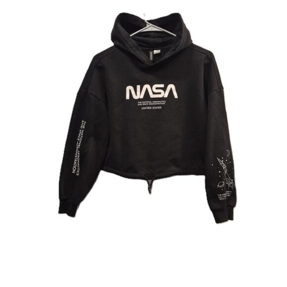 H&M Black Divided Hoodie Size XS - Picture 2 of 12